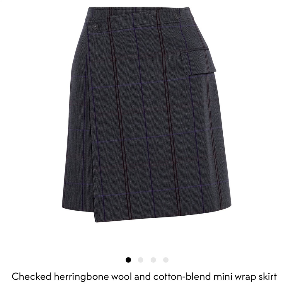 NWT ACNE Studios Wrapped wool skirt
